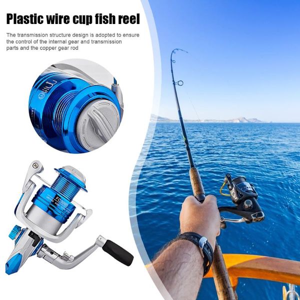 

baitcasting reels pa66 spool spinning fishing reel fc1000-4000 metal rocker roller fish wheel outdoor tackle accessories