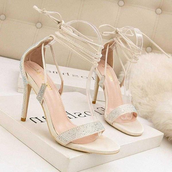 

sandals women high heels nightclub diamond sho, Black
