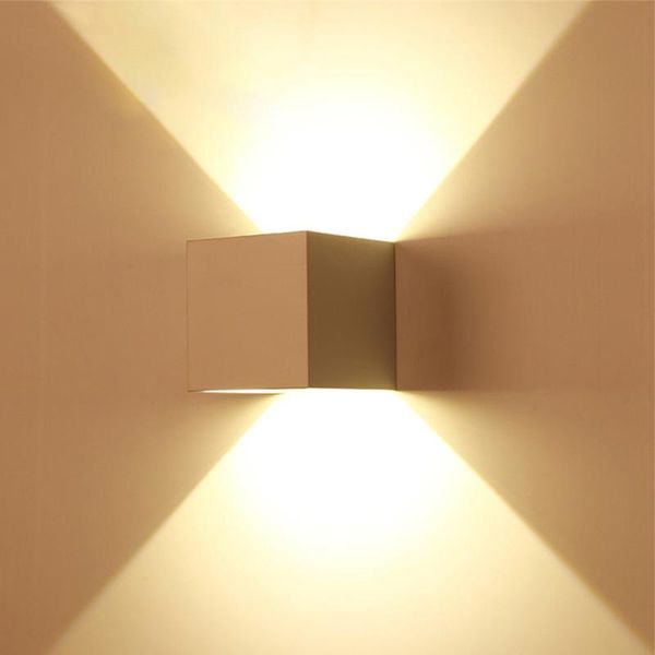 

wall lamp porch ip65 10w waterproof outdoor indoor led modern aluminum adjustable 90~260v lighting