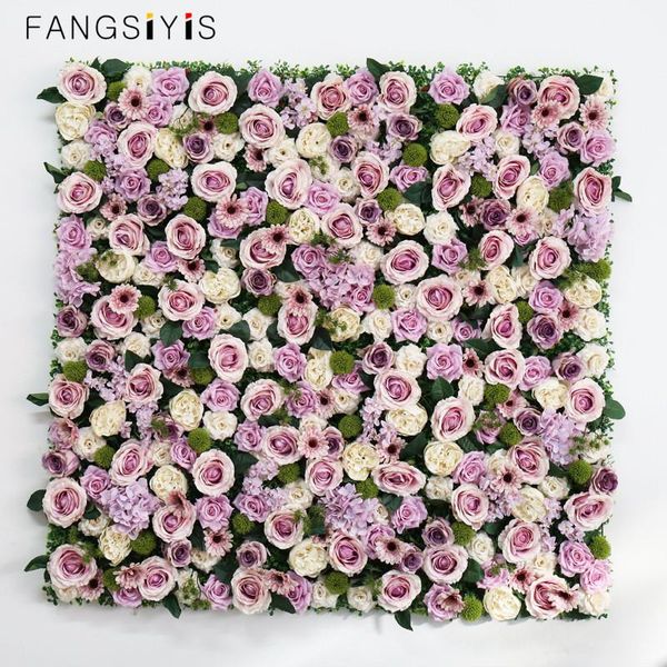 

decorative flowers & wreaths 40 x60cmartificial rose peony flower wall wedding decoration hydrangea row family decor background