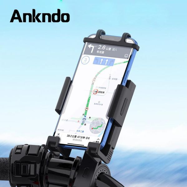 

cell phone mounts & holders ankndo bike holder motorcycle bicycle handlebar stand mount bracket for