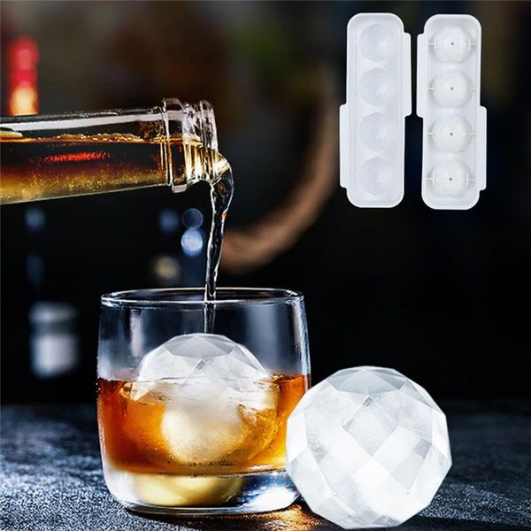 

baking moulds safety plastic whiskey ice ball cube maker tray sphere mould mold party brick round bar home tool