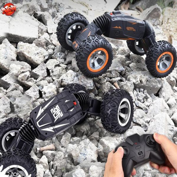 

remote control racing drift rc car 2.4g 4wd 4x4 driving double sided stunt one key deformation climb high speed off road rc car