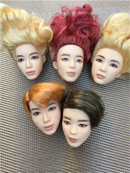 

doll head original korean idol version, 1 / 6 diy, doll accsori