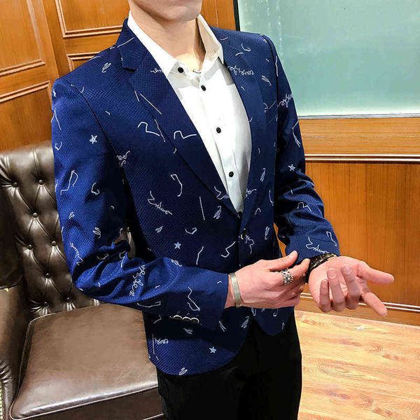 

luxury suits blaze spring and autumn casual slim suit men's fashion top, Black