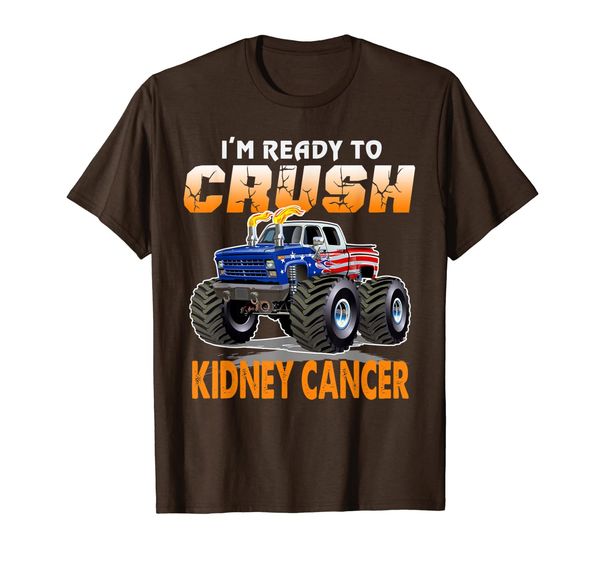 

crush kidney cancer t-shirt, White;black