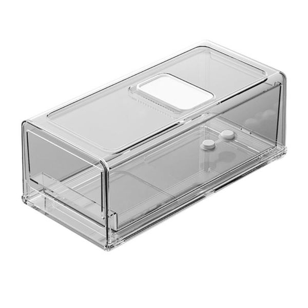 

storage bottles & jars refrigerator fresh-keeping er durable drawer box kitchen micro-sinked cover
