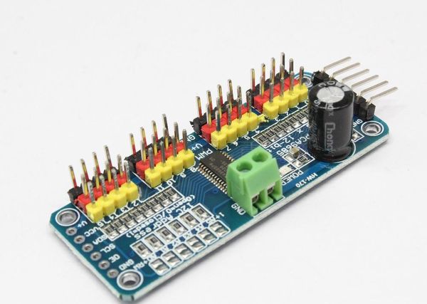

integrated circuits 16 channel 12-bit pwm/servo driver-i2c interface pca9685 module for arduino or raspberry pi shield servo