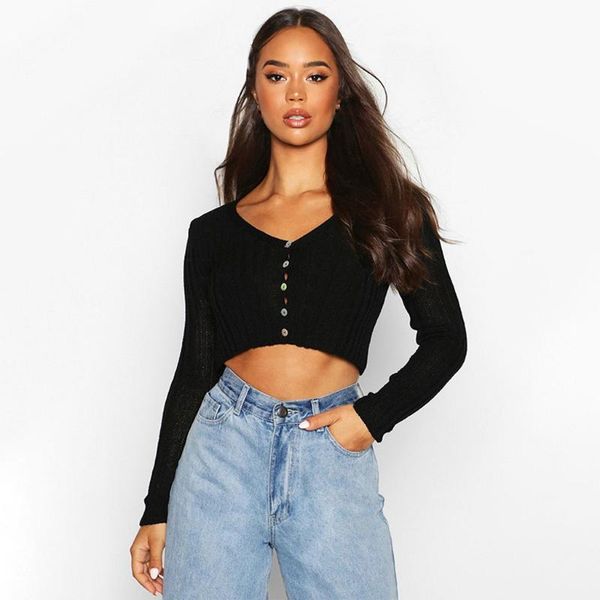 

women's blouses & shirts button slim sweatshirt women solid color blouse long sleeves crop blusa chemisier dÃ©contractÃ©, White