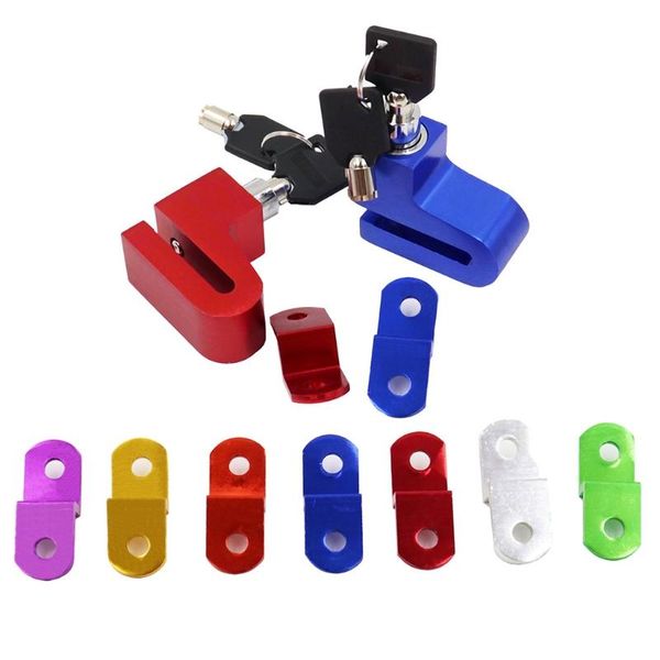 

theft protection aluminum alloy disc brake lock padlock with 2 keys for motorbike high hardness anti-theft security motorcycle