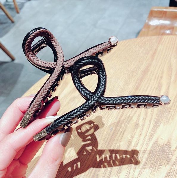 

styles geometric hair claw for women girls clamps hair crab metal gold clip claw accessories hairpins ornament 2021, Slivery;golden