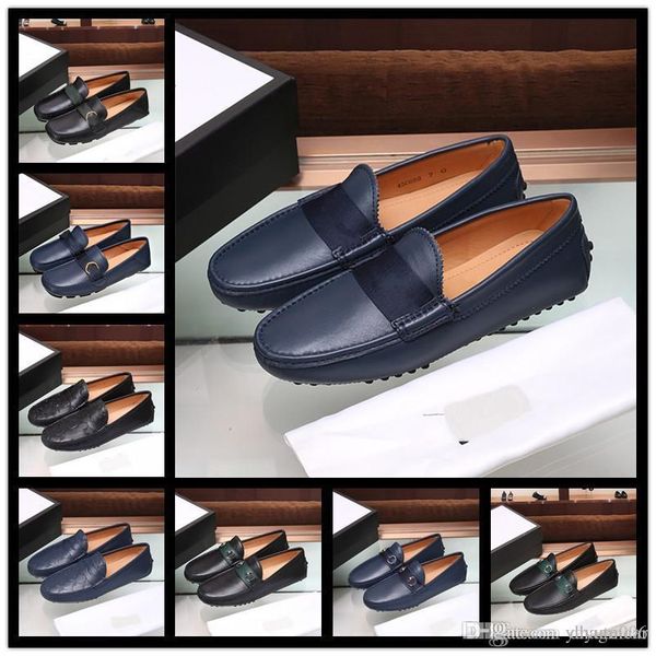 

iduzi fashion loafers men formal shoes coiffeur men shoes office classic sepatu slip on pria wedding dress heren schoenen 38-45, Black