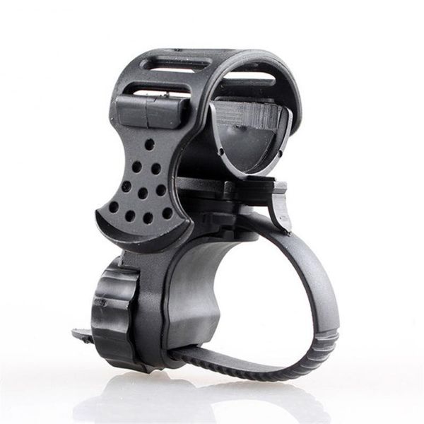 

bike lights cycling clip clamp 360 degree rotation torch mount led head front light holder bicycle accessorie bicicleta