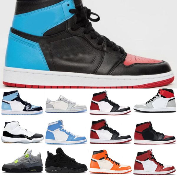 

1 1s jumpman men basketball shoes designer sneakers running shoe sports torch hare game royal pine green court with box 11ivjlg7k9