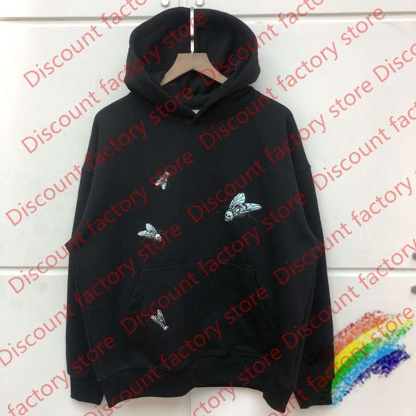 

2021fwss embroidery hoodie fashion casual winter crewneck pullover black grey