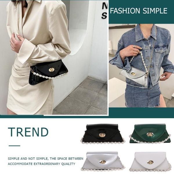 

evening bags retro women faux pearl purse bag handbag chain shoulder cross body strap replacement handbags