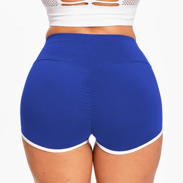 

women's shorts women candy color high waist stretch feminine sports yf005, White;black