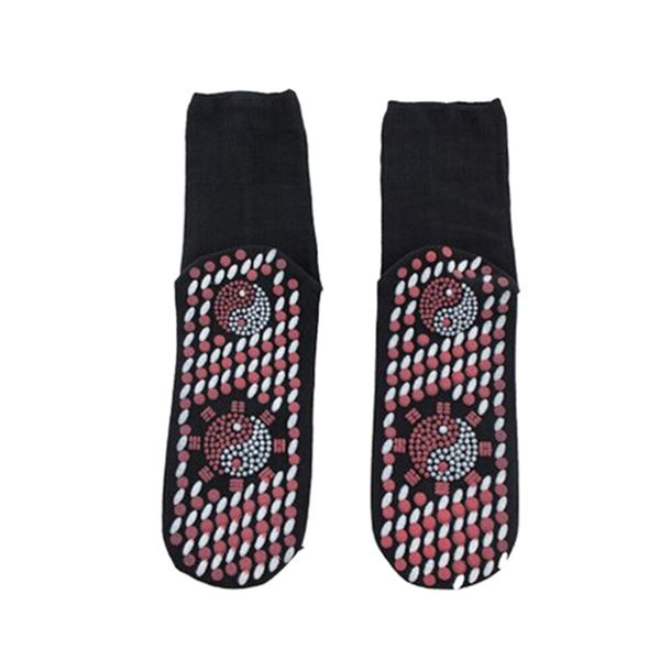 

2019 tourmaline magnetic socks self-heating magnetic therapy massage socks comfortable breathable mfj99