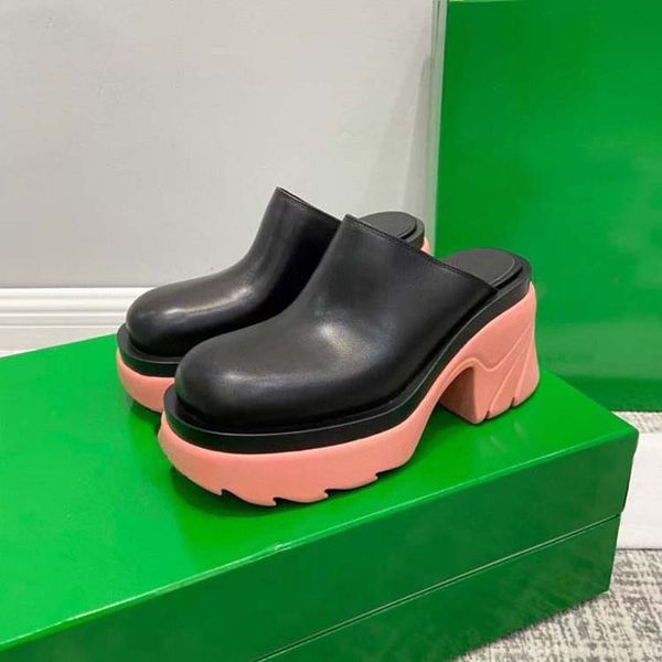 

slippers designer sandals shoes for women suitable for spring and autumn high-heeled outdoor activities such as beach l bathrooms are all ri, Black