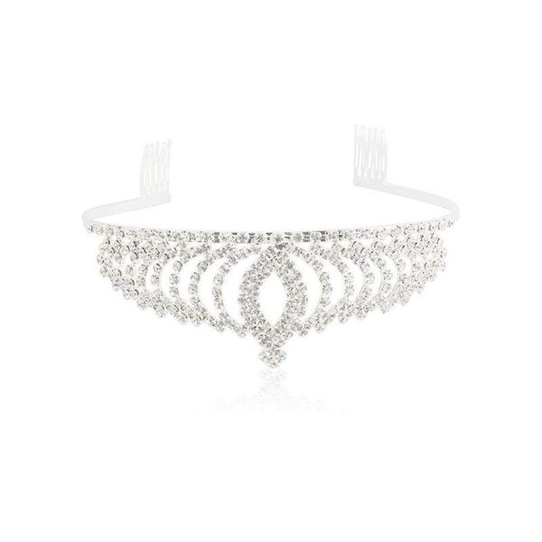 

hair clips & barrettes fashion royal bridal princess tiara crown comb jewelry for women girls, Golden;silver