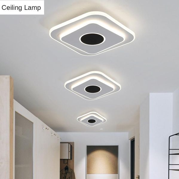 

ceiling lights modern led lamp luster black and white for living room study hallway balcony interior
