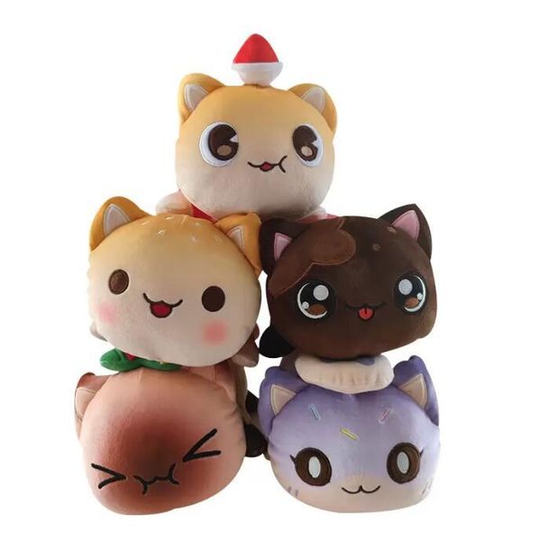 

stuffed toys meow doll coke french fries burger bread sandwich food cat sleeping pillow children christmas gift dhl