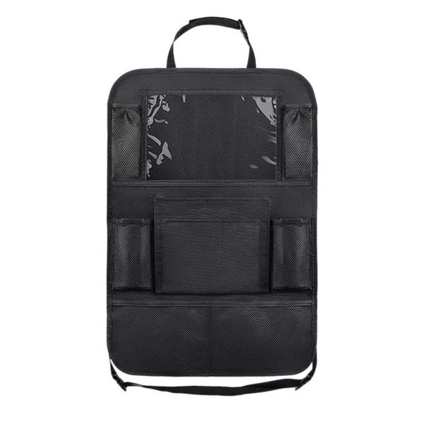 

car organizer oxford cloth seat back multi-pocket storage bag tablet holder auto interior accessory stowing tidying universal