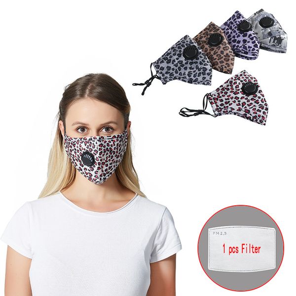 

new leopard face masks for camouflage riding mask suncreen anti-dust breathable face mask reusable with filter