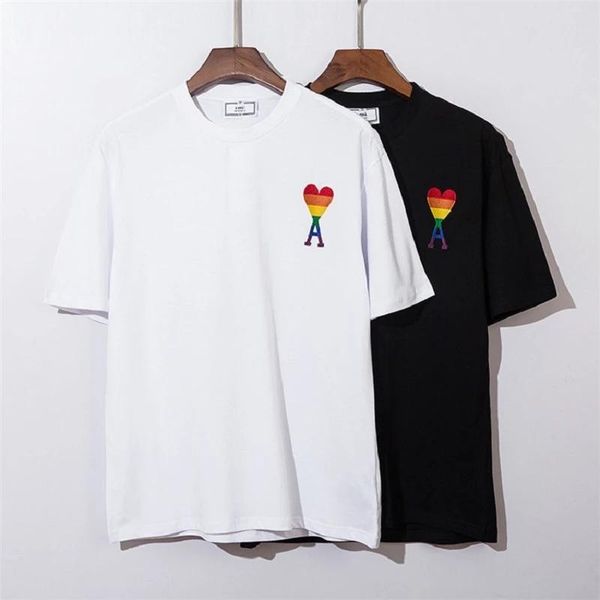 

men's t-shirts summer quality t-shirt loose retro harajuku hip-hop oversized short-sleeved men and women couple brand fashion top, White;black