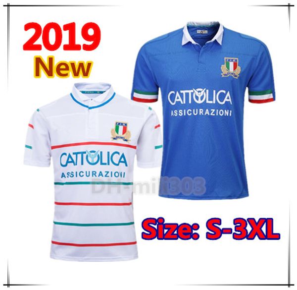 

italia home away rugby jerseys fir shirt national team italy league blue and white jersey s-3xl quality, Black;gray