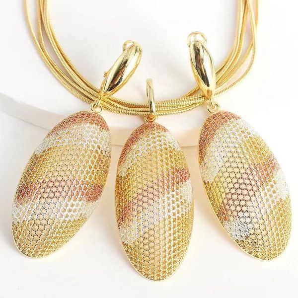 

earrings & necklace wholesale bubai gold plated fine jewelry fashion brazilian women set, Silver