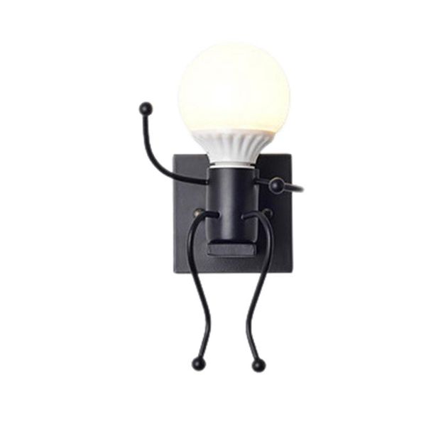 

vintage industrial robot wall lights sconce lamp light fittings for kids room bedroom home lighting decorative