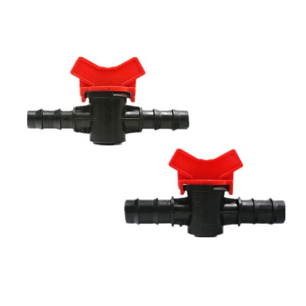 

watering equipments 20pcs 4/7 8/11 dn16 equal coupling switch valve hose fittings barbed straight trough connectors garden drip irrigation p