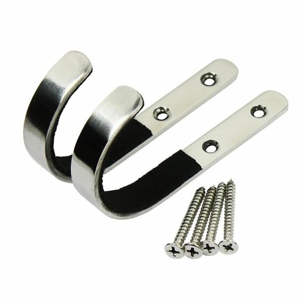 

wall mounted storage rack j-hook rifle sgun hangers set anti-scratch new stainless steel gun rack kepping