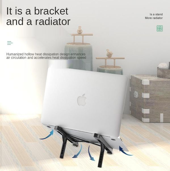 

lapstand computer multi-functional adjustable deskheight increase portable office folding heat dissipation