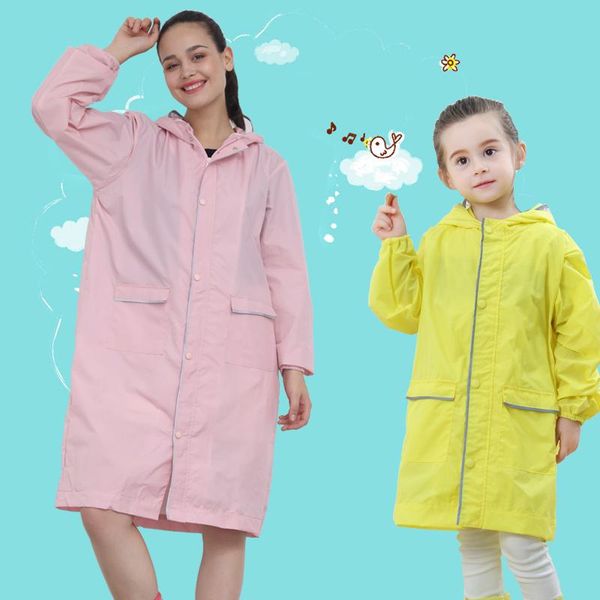 

raincoats 80-170cm waterproof raincoat for women children kids rain coat trench poncho chubasqueros windproof jacket parent-child
