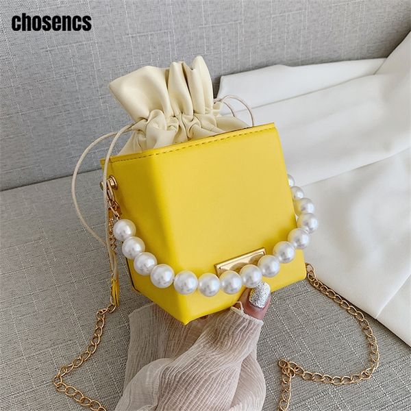

women mini crossbody bags drawstring lilac clutch handle leather square bucket luxury designer handbag 220216