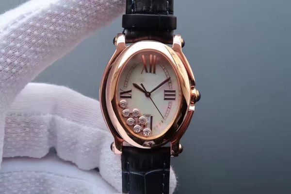 

kg happy diamonds series, 39.5*32(including head)*10mm. fine steel band, ladies watch, quartz movement, leather band, 5 choices, Slivery;brown