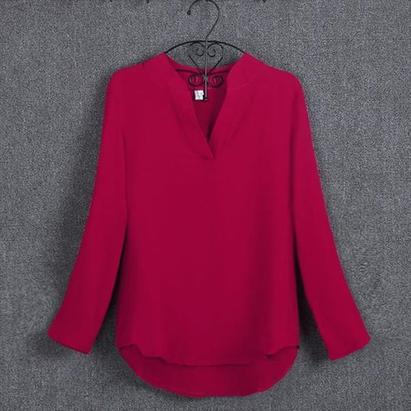 

fashion kimono v neck women blouses long sleeve chiffon casual vintage plus size 5xl feminina camisas blusas, White