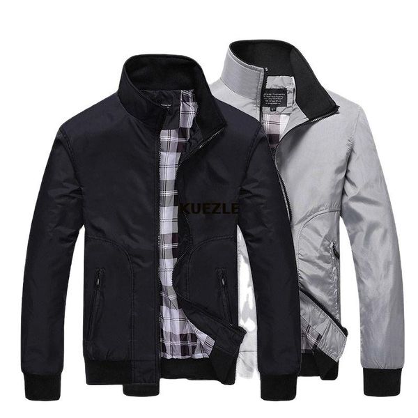 

men's jackets middle-aged and elderly men thin section spring slim casual coats man autumn locomotive cotton jacket male bomber, Black;brown