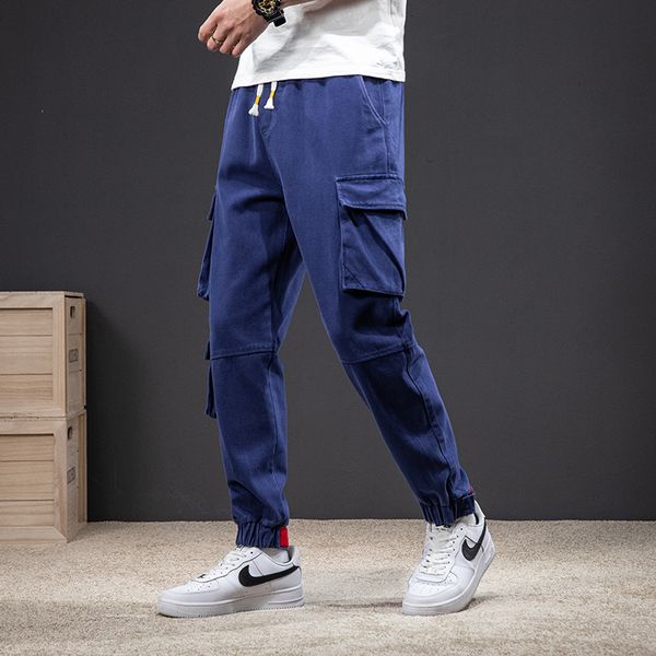 

2021 new plus size 8xl7xl 6xl xxxxxl hip hop streetwear joggers sweatpants casual cotton trousers autumn men co33, White;black