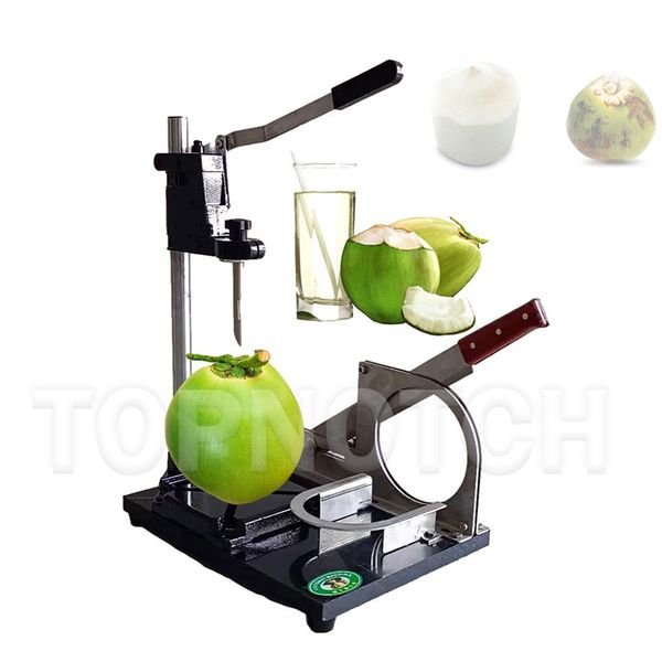 

table style green coconut opener machine peeled young coconuts driller