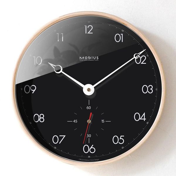

wall clocks wooden nordic clock silent minimalist luxury quartz white living room zegary na sciane home decoration ab50wc