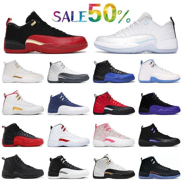 

wholesale new 12 12s basketball shoes jumpman og sneakers low se bowl easter high dark grey flu game royal black university blue gold fiba t