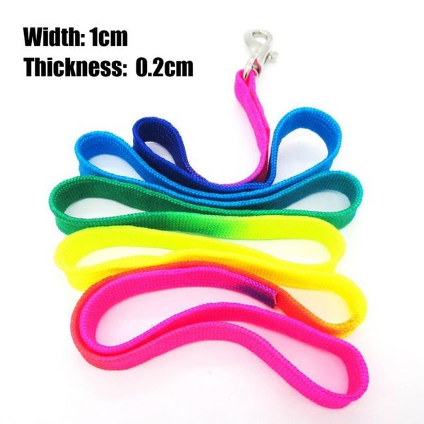 

dog collars & leashes pet harnesses leads rainbow leash puppy chest back color traction rope harness medium vest pink