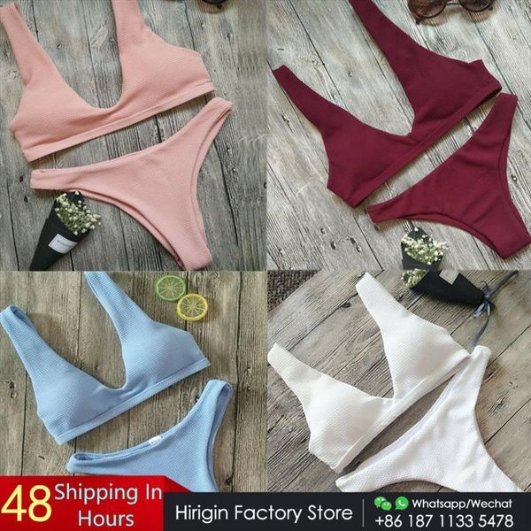 

thong bikini set women womens swimwear fabrics push up swimsuit bathing suit padded solid, White;black