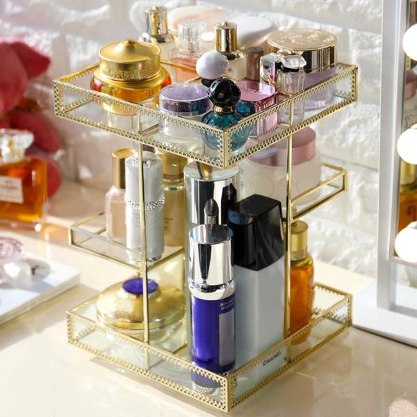 

products organizers unique design transparent makeup cosmetics jewelry organizer lipstick cosmetic storage box for household