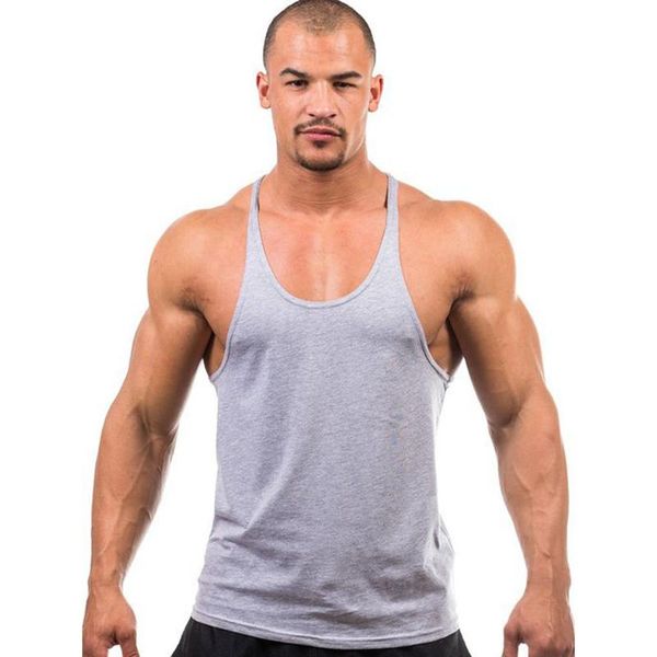 

men' tank bodybuilding brand men stringer fitness singlet sleeveless shirt workout man undershirt clothing nq659468, White;black