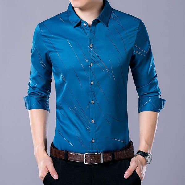 

men's casual shirts 2021 social long sleeve striped designer men slim fit vintage fashions shirt man dress jersey clothing, White;black