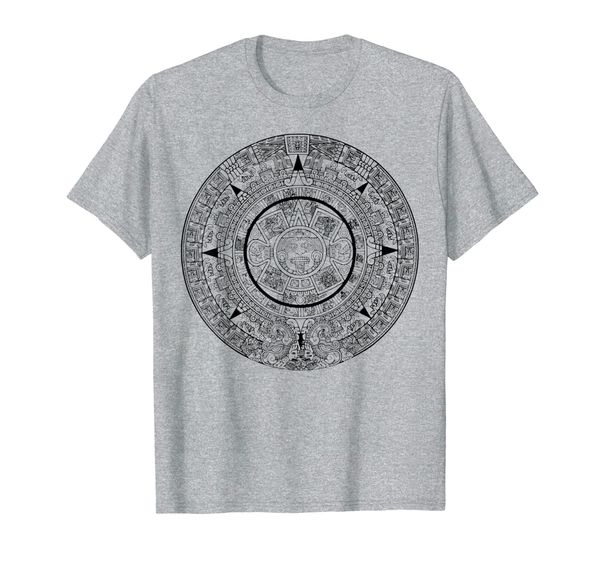 

azteca maya civilization and culture watch t-shirt, White;black